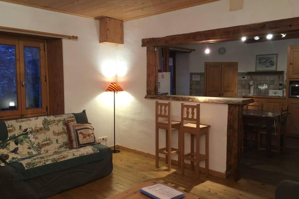 Appartement Spacieux Proche Des Telecabines Et Du Centre Ville Avec Jardin Prive Saint-Gervais-les-Bains Exterior foto